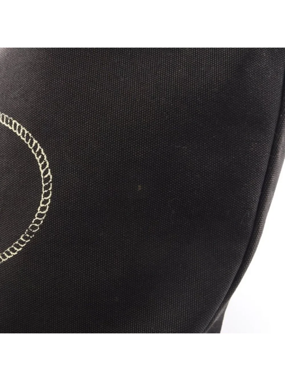 Prada Tote Canapa Black Canvas